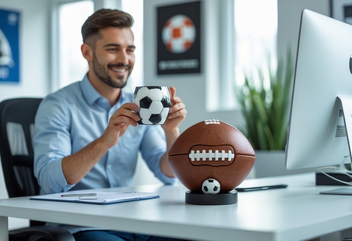 Den perfekte gaveidé til fodboldelskeren på kontoret